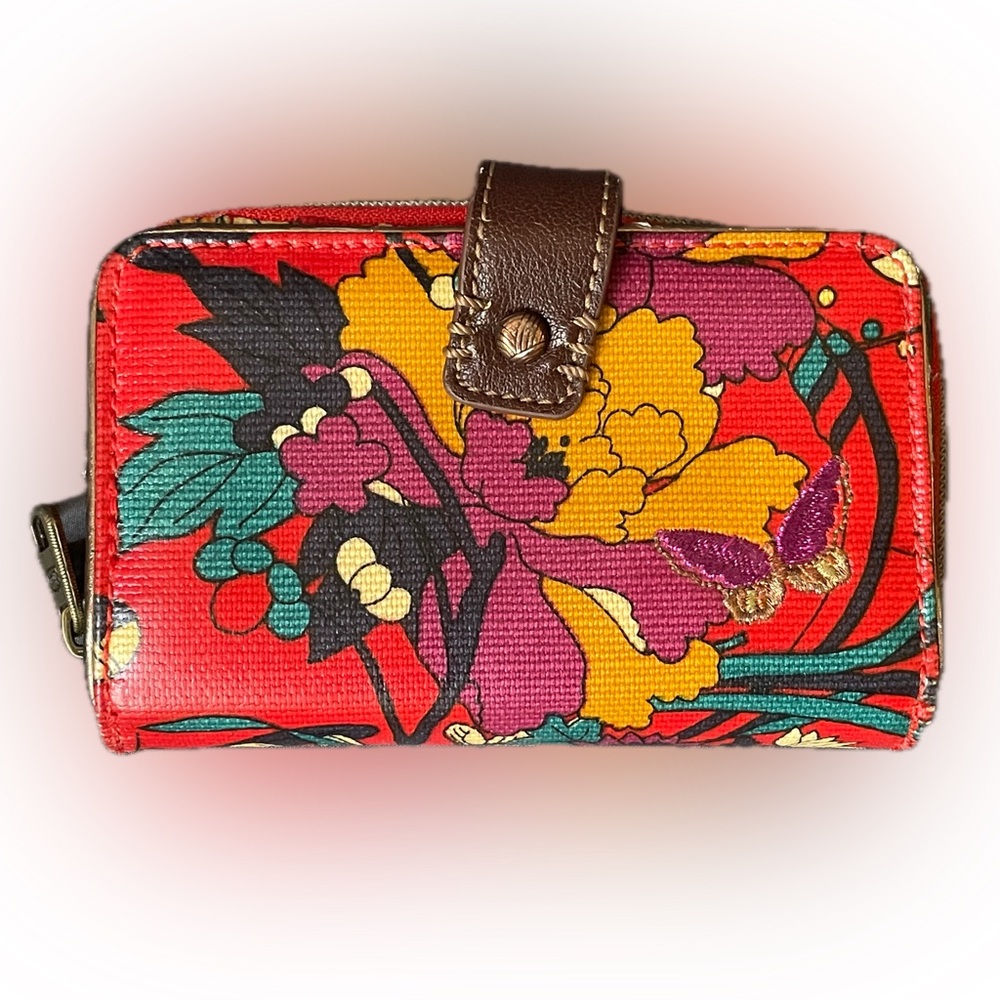 Sakroots Floral Snap Wallet